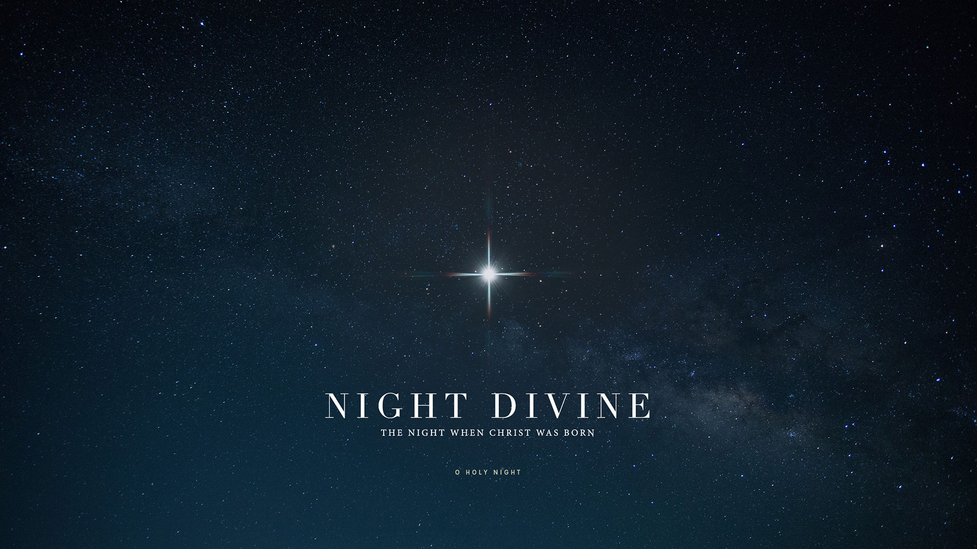 O Holy Night O holy night! The stars are brightly shining - ppt download