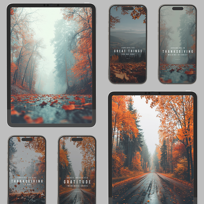Thanksgiving 2025 Wallpaper Collection Bundle